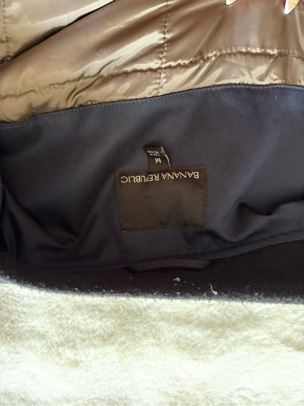 Banana Republic Navy Blue Bomber Jacket